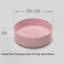 Lavabo de salle de bain en céramique - vasque artistique rose, 15,72 po x 4,57 po, céramique, simple à conserver, teinture 15,7 x 15,7 x 4,7 po, facile d'entretien-533815420