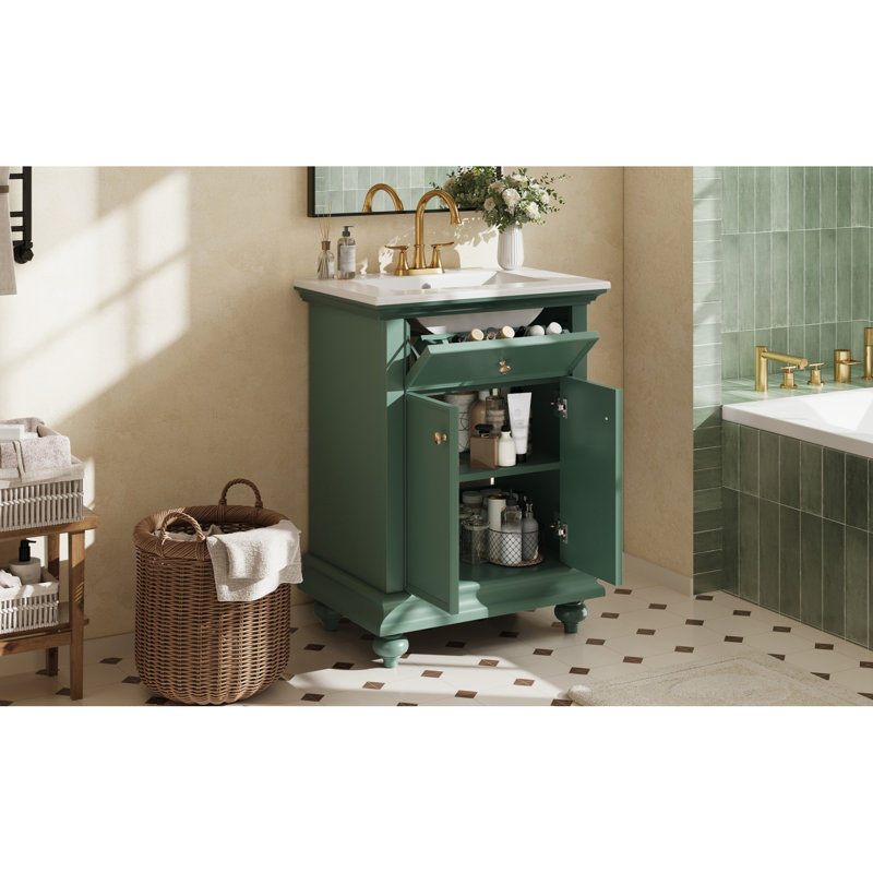 Dans les meubles-lavabos (doit inclure le meuble-lavabo et le lavabo) avec rangement