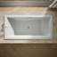 Underscore Rectangle 72" x 36" Heated Bubblemassage Air Bath with Center Drain-589457529
