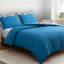 Premium Reversible Duvet Cover Set with Zipper Closure and Corner Ties-122504409