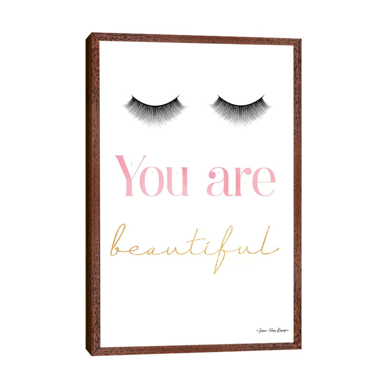 Beautiful by Seven Trees Design - Gallery-Wrapped Canvas Giclée on Canvas, 101.6 cm H x 66.04 cm W, Classic Wood Framed