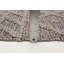 Tapis gris nouvel âge en laine rectangulaire 4 pi 11 po x 8 pi 2 po haitham
