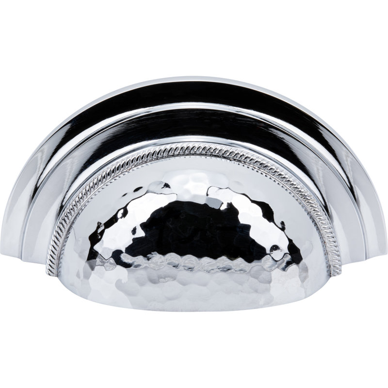 ArtWorth 3" Center to Center Cup Pull, Polished Chrome