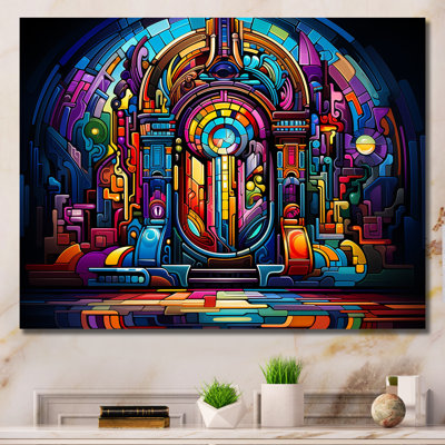 Multicolor Psychedelic Jukebox Sound - Jukeboxes Wall Art