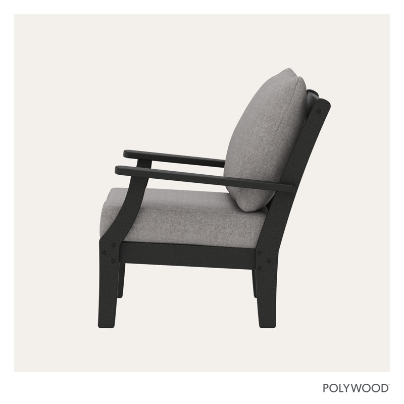 Fauteuil Braxton, Revolution® gris, Noir