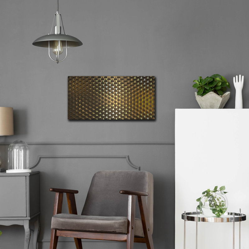 «Wall Hexigans» par Luxe Portfolio, art mural en métal Mercer41, H 12 po x l 24 po