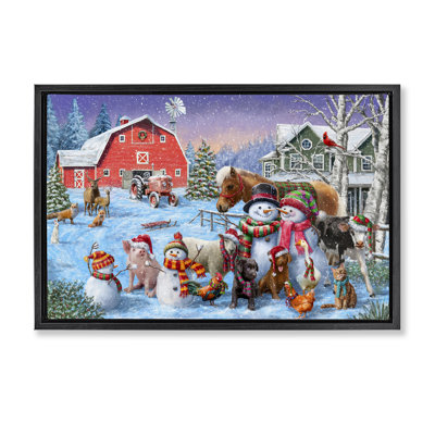 «Snowman & Dogs Family» par Grateful Licensing