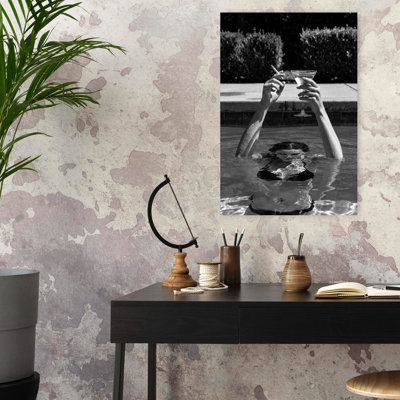 Party In The Pool Abstract Contemporary Summer Wall Art