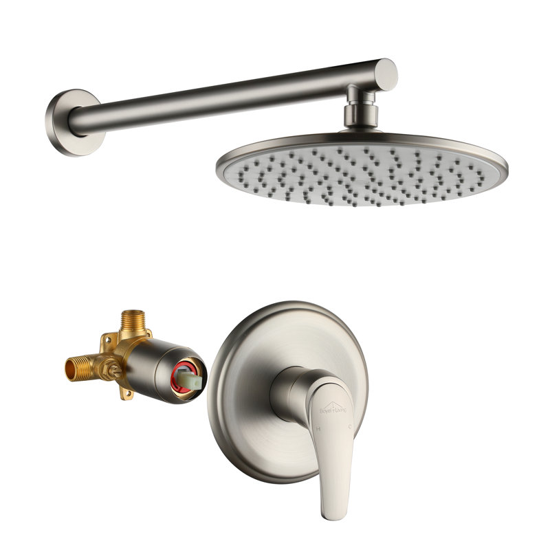 All-In-One Kit with Rough in-Valve, Brushed Nickel