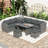 6-Piece Outdoor Sectional Sofa Set with Adjustable Backrests, Spacious Storage and Glass-Top Table-1811011890