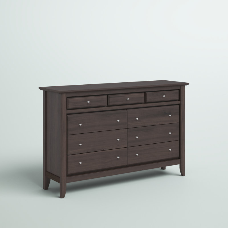 Commode double en bois massif 9 tiroirs Alharit
