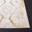 Tapis géométrique Milstein ivoire / doré-315066061