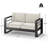 Lobianco 56.8'' Wide Rectangle Loveseat with Cushions-2015430828