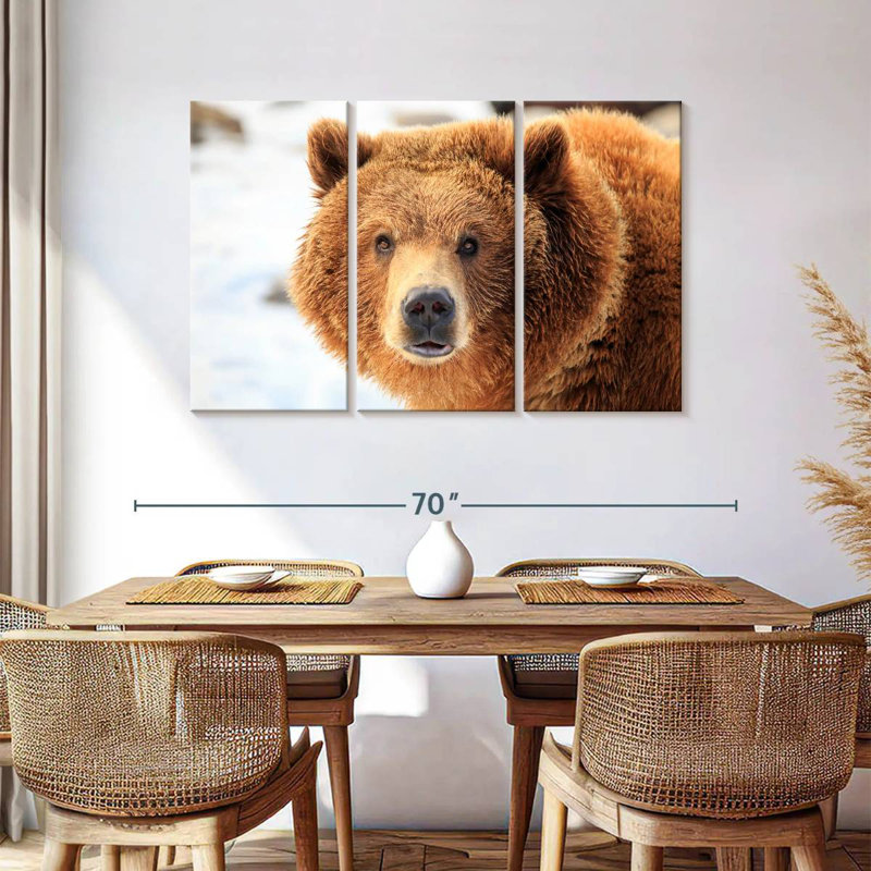 Grizzly Bear Stare, 36" H x 57" W