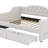 Upholstered Twin XL Size Daybed With LED Belt And 2 Drawers-742420044