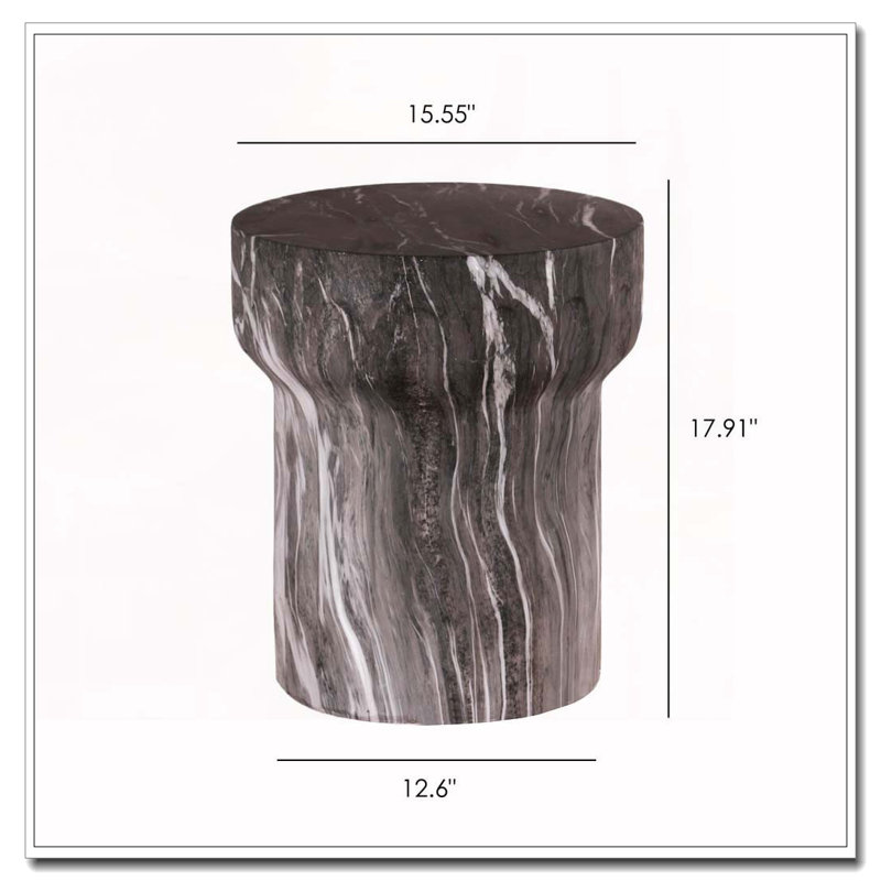 Outdoor Patio Accent Table Side