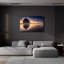 Art mural en verre Dovecove «Sunset On Cannon Beach» par Rick Berk-1530614169
