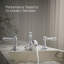 Artifacts Widespread Faucet Bathroom Sink with Drain Assembly-19194427