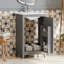 Petit meuble-lavabo moderne de 20 pouces avec lavabo en céramique - 20 * 15,5 * 33,3 pouces