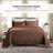 Scotia 100% Cotton All-Season Geometric Fret Jacquard Matelasse Bedspread/Coverlet Set-1646656936-1646656938