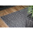 Solid Color Machine Made Tufted Polyester Area Rug in Light Gray Set-594646736