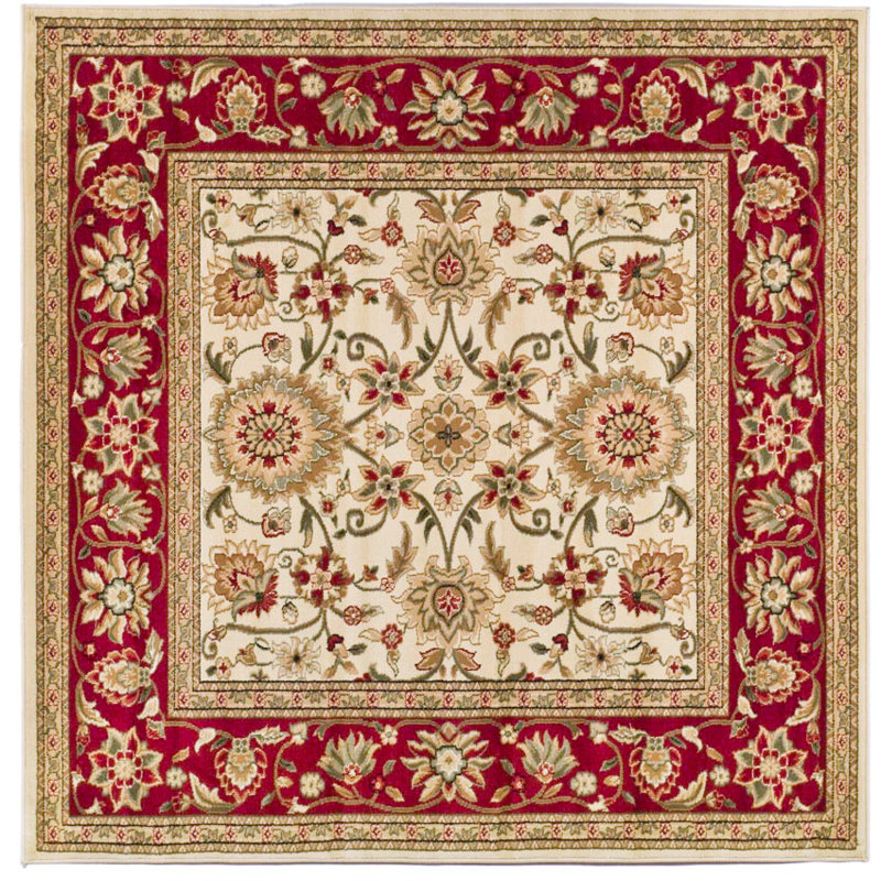 Tapis oriental Klose Performance, Carré 6 pi, Ivory/Red