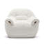 Fauteuil à billes avec accoudoirs de rangement en velours pour adulte l 42,5 po Compression-1855706333