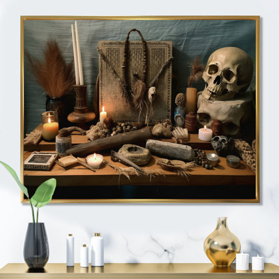 " Altar With Sacred Objects I "