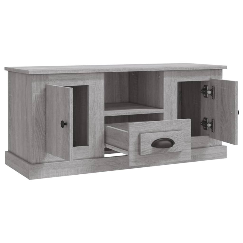 Linza TV Stand for TVs up to 43", Grey Sonoma