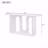 Modern Curved Design Ash Veneer Console Table With Shelf-369760445