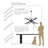 Poppy Glass Chandelier Large