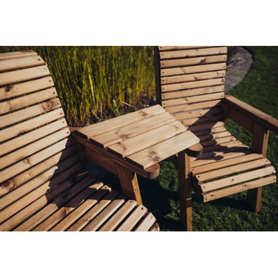 Trapezoidal 43.5cm L Outdoor Standing Height Table