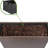 Tall Planters, Handmade Wicker Rectangular Block Planter Box with Removable Liners for Indoor Outdoor - Brown