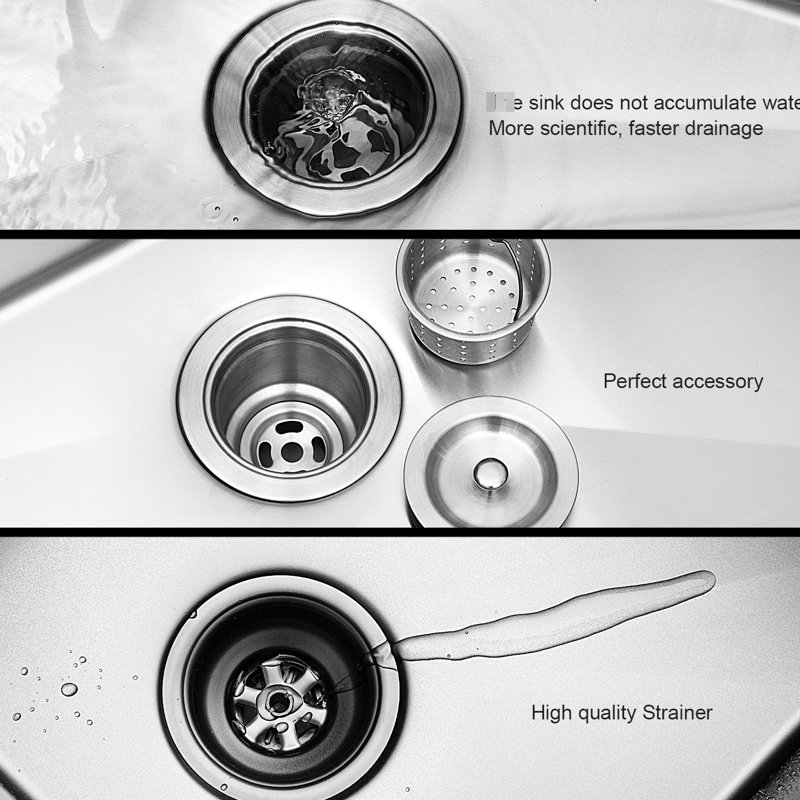 15 Inch Undermount 18 Gauge 9 Deep Stainless Steel Single Bowl Kitchen Sink, X - Shaped Drain For Effortless Cleaning, Condensation Outer Coating, 3Mm Noise Reducing Pad, Comes With Drying Rack And