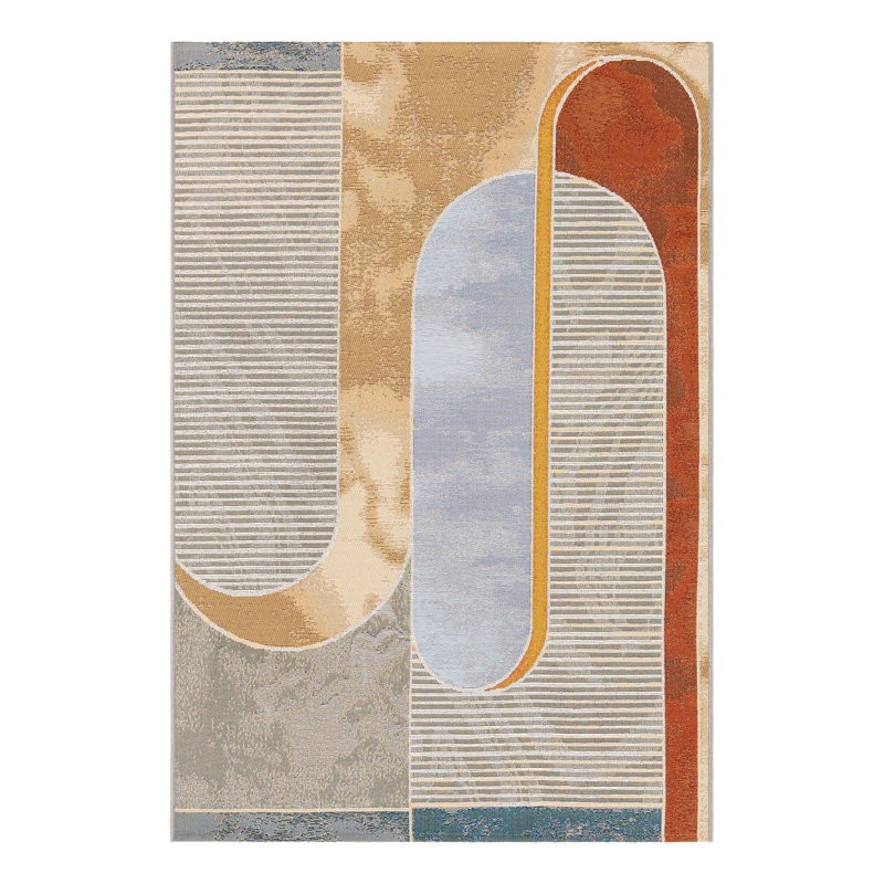 Keazia Indoor/Outdoor Area Rug, Rectangle 4'1" x 6'1"