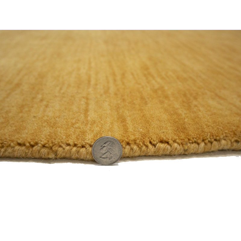 Tapis Gabbeh tissé à la main sans perte, 100% laine, de couleur unie, résistant à la décoloration et aux taches, durable