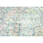 Tapis oriental antique délavé à motif floral rétro délavé 1 pi 7 po x 1 pi 8 po