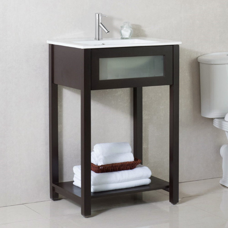 Ensemble de meuble-lavabo pour salle de bain simple 24 po