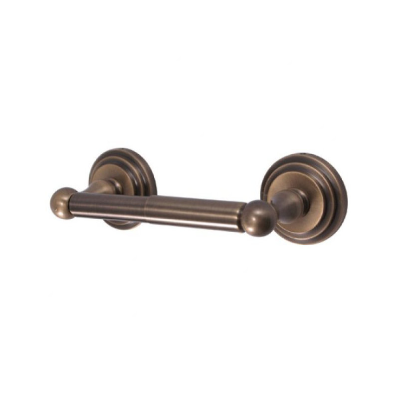 Milano Wall Mounted Manhattan Toilet Paper Holder, Vintage Nickel