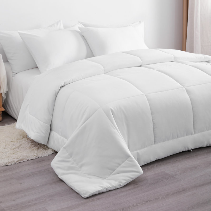 Édredon en microfibre , Édredon très grand, Blanc