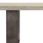 Table basse moderne en béton et chêne gris Zabelle