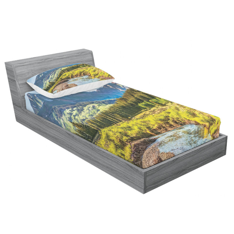Microfiber Sheet Set, Twin XL Sheet Set with Fitted Sheet