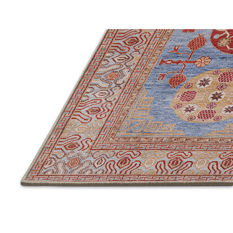 Tapis brun à motif oriental, Rectangle 2 pi x 3 pi