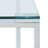 Garnett Glass Top End Table