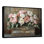 "Farmhouse Chic Bouquet II" - pivoines, reproduction d'art sur toile encadrée