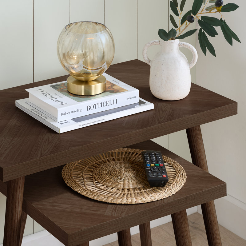Norine End Table, WALNUT