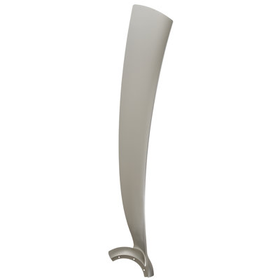 Wrap Custom 84 inch Indoor/Outdoor Ceiling Fan Blade Set of 3 - Brushed Nickel