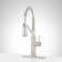 Pull Down Single Handle Kitchen Faucet with Accessories