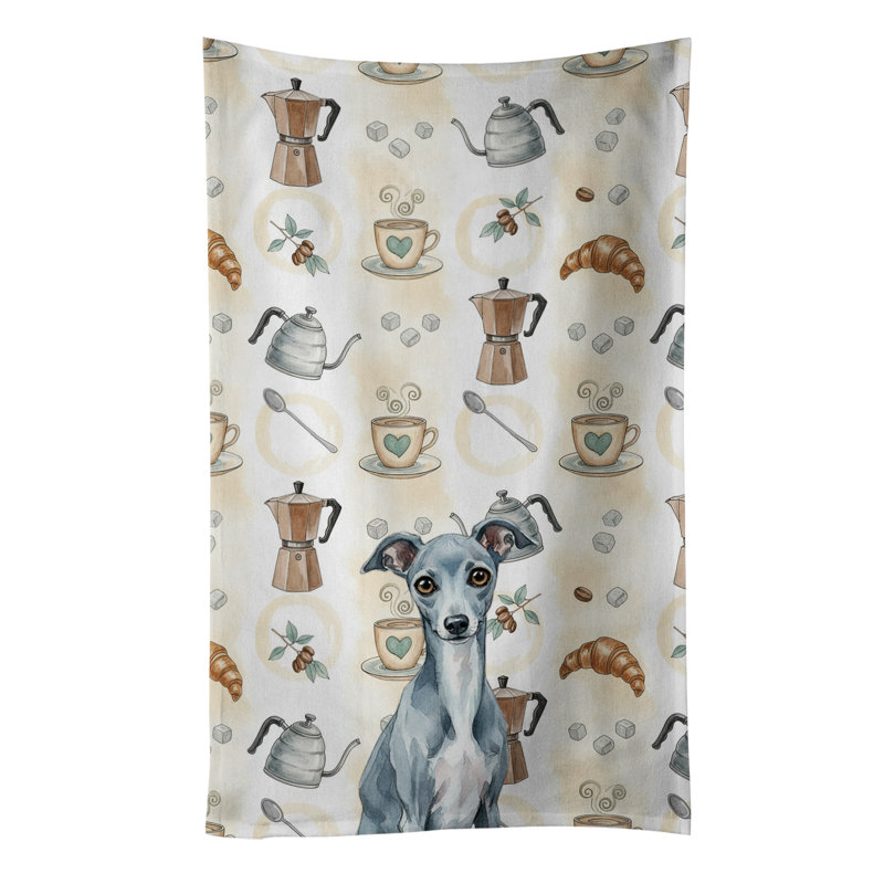 Serviette de cuisine Blue Italian Greyhound, Blue Italian Greyhound