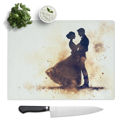 Ballroom Dancing Vol.1  Glass Chopping Board